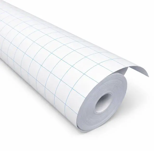 Main image of Geyer Instructional 1 Inch Graph Paper Roll 36 x 200 Blue Grid, Large Format Blueprint Paper, 24 lb Bond for Classroom, STEM, Math & Design Projects