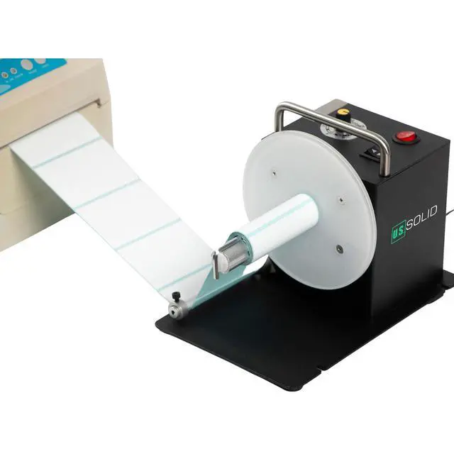 Alt view image 6 of 6 - Automatic Label Rewinder, 1/1.5/3 in Cores Plus Coreless, Bidirectional, up to 3.15 in Wide, 5.43 in Max Roll, up to 8 in/s, Auto-Sync Lift Lever, AC 100-240 V