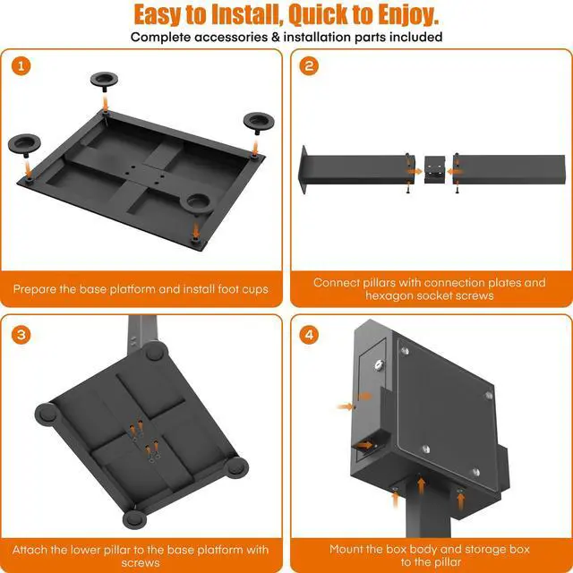 Alt view image 6 of 6 - Suggestion Box with Stand,Black Donation Boxes for Fundraising,Heavy Duty Metal Floor Standing Ballot Box with Lock and Keys,Ideal for Voting, Donation and Church Election