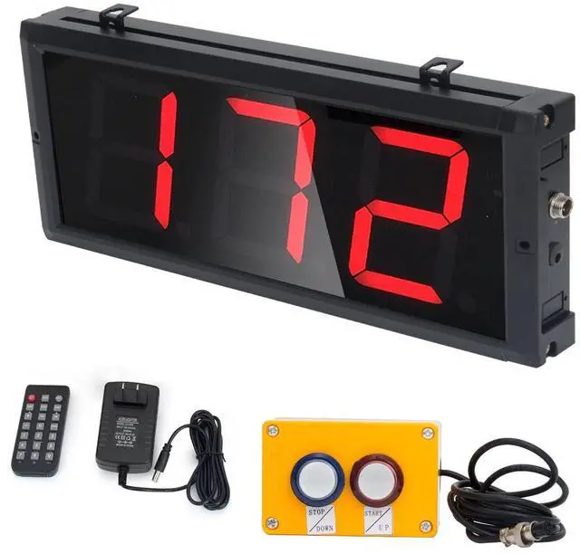 Main image of LED Up/Down Counter with Switch Box & Remote Red 4'' LED Display (3Digits)