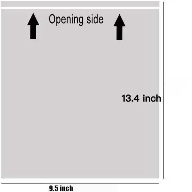Alt view image 3 of 5 - 500PCS Packing Slip Pouches 9.5"x 12" Fit For 8.5"x 11" inch Packing List Envelopes,Self-Adhesive Mailing / Shipping Pouch Enclosed Bags for Packing Slips / Invoice /Labels Lettter Envelope Mailers