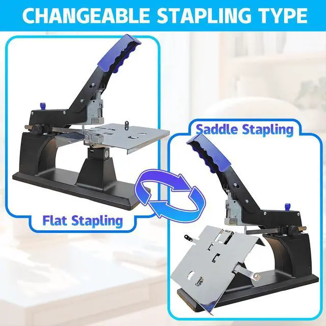Alt view image 3 of 6 - SH-03 Saddle Stapler/Heavy Duty Manual Stitch Stapler Can Saddle Stapling or Flat Stapling