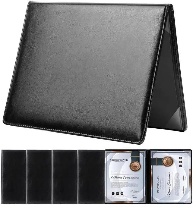Main image of 5 Pack Certificate Holders 8.5"x11" Diploma Cover, Padded Award Holder