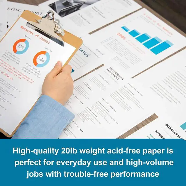Alt view image 6 of 6 - Tree Free Copy Paper 8.5 x 11, 92 Bright, 20 lb. Made from Sugarcane Waste Fiber Carbon Neutral 10 Reams 5000 Sheets