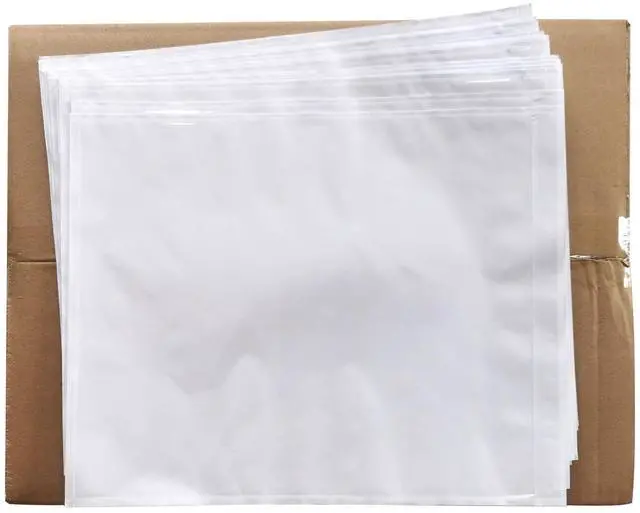 Main image of 500 Pcs 9.5 x 12 Clear Packing List Envelopes Compatible with 8.5 x 11 inch Packing Envelopes for Shipping Mailing Pouch Enclosed Bags with Packing Slips Invoice Label