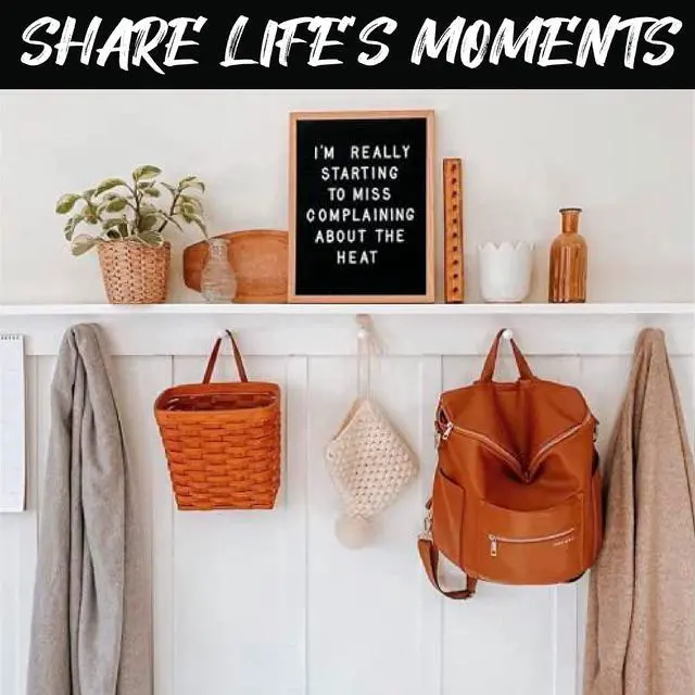 Alt view image 3 of 6 - Black Felt Letter Board 16x20 Inches, Changeable Letter Board Plus 348 White Plastic Letters, Warm Oak Frame Wooden Letter Board w/Sawtooth Wall Hanger + Drawstring Pouch For Letterboard Letters