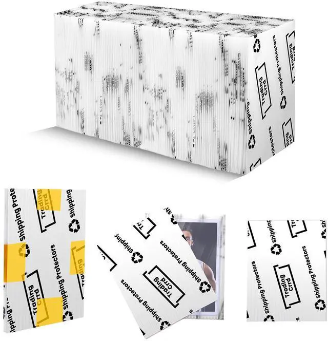 Main image of 510Pack Trading Card Shipping Protector 3.5" x 4.5" Plastic Card | Protectors Card Mailers durable Card Savers for Trading Cards Hard Plastic Flats for Card Breakers