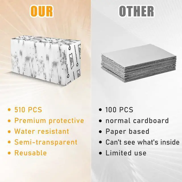 Alt view image 3 of 6 - 510Pack Trading Card Shipping Protector 3.5" x 4.5" Plastic Card | Protectors Card Mailers durable Card Savers for Trading Cards Hard Plastic Flats for Card Breakers