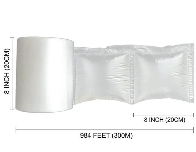 Alt view image 3 of 5 - Air Pillow Cushion Film Roll for Bubble Wrap Packaging - 984ft x 8" x 8" (300m x 20cm x 20cm) - 2 PACK