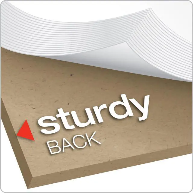 Alt view image 4 of 6 - The Legal Pad Plus Writing Pads, Glue, 8-1/2" x 11", Blank, 50 Sheets, (71520), White (Pack of 72)