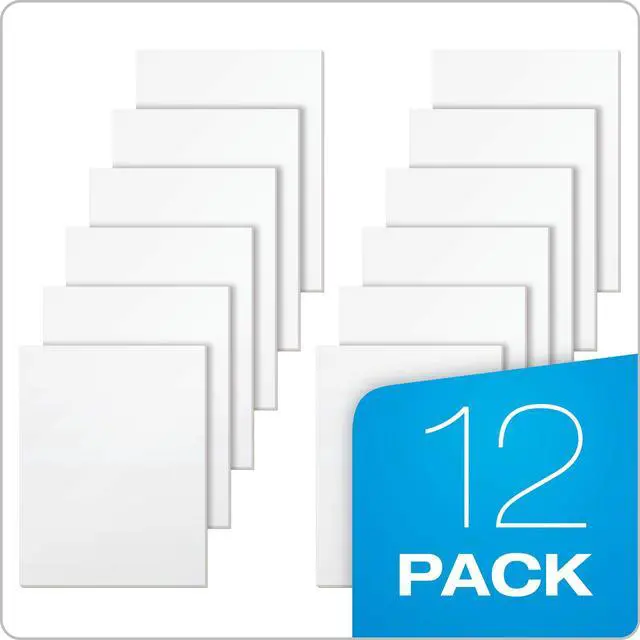 Alt view image 6 of 6 - The Legal Pad Plus Writing Pads, Glue, 8-1/2" x 11", Blank, 50 Sheets, (71520), White (Pack of 72)