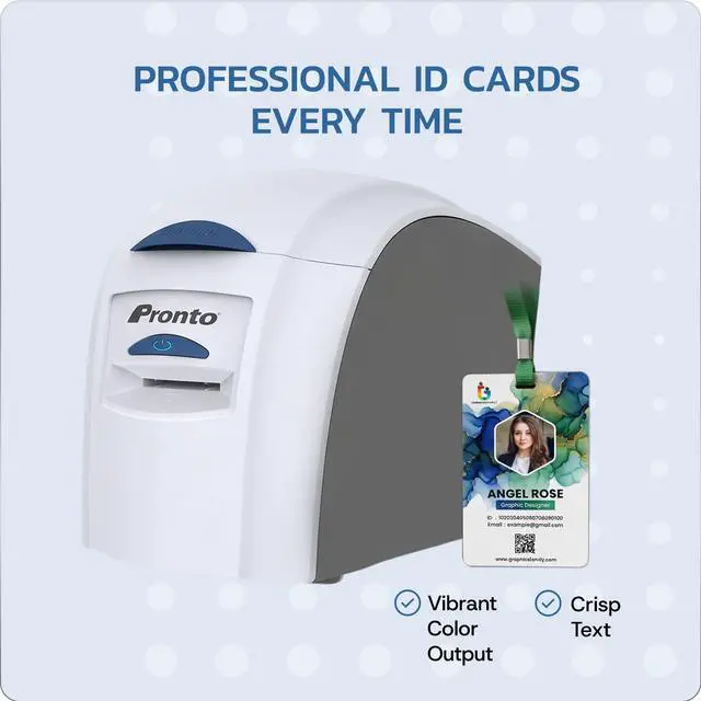 Alt view image 6 of 6 - MA300YMCKO Color Ribbon - YMCKO - 300 Prints Premium CR80 30 Mil Graphic Quality PVC Cards - Qty 300