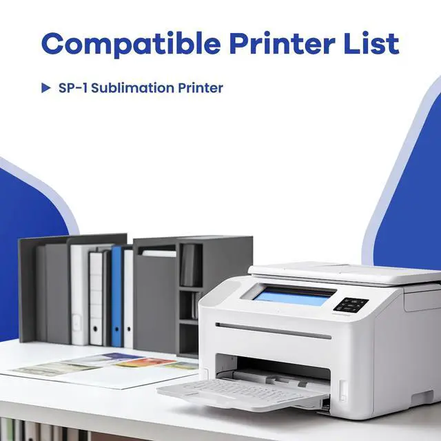 Alt view image 2 of 6 - SP01 SP1 Sublimation Ink Cartridge Set 4-Pack (Black Cyan Magenta Yellow) | SP01BKS SP01CS SP01MS SP01YS Replacement for Brother SP-1 SP1 Sublimation Printer Ink Cartridge