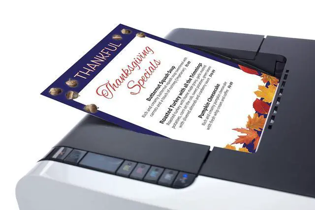 Alt view image 5 of 5 - Thankful Holiday Stationery Letterhead, 8.5" x 11", 50 count (2021119) (Pack of 12)