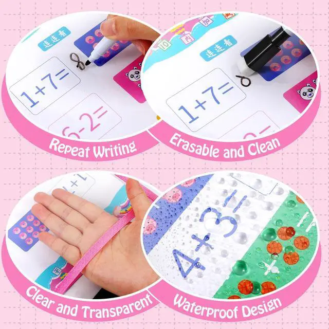 Alt view image 3 of 6 - 150 Pcs Dry Erase Pockets Bulk Reusable Job Ticket Holders Clear Plastic Sleeve Protector Work Order Sleeve Shop Ticket Holder for Teacher Week Gift Office Supply(10 x 14'',Multicolor)