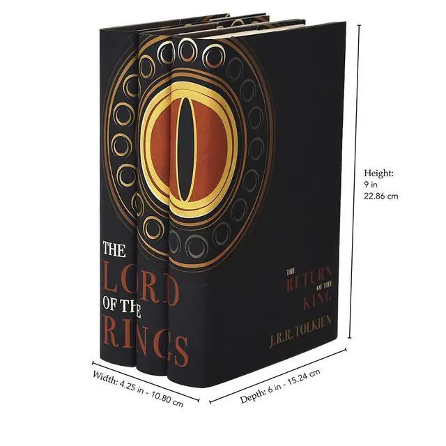 Alt view image 2 of 6 - The Lord of The Rings Trilogy 3 Volume Set - Black - J.R.R. Tolkien Collectible Special Edition
