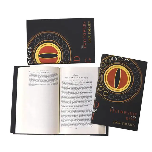 Alt view image 4 of 6 - The Lord of The Rings Trilogy 3 Volume Set - Black - J.R.R. Tolkien Collectible Special Edition