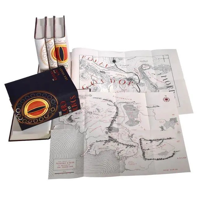 Alt view image 5 of 6 - The Lord of The Rings Trilogy 3 Volume Set - Black - J.R.R. Tolkien Collectible Special Edition