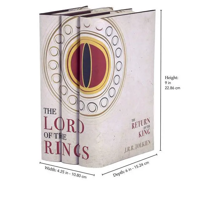 Alt view image 2 of 6 - The Lord of The Rings Trilogy 3 Volume Set - White - J.R.R. Tolkien Collectible Special Edition