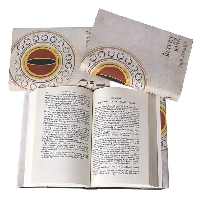 Alt view image 4 of 6 - The Lord of The Rings Trilogy 3 Volume Set - White - J.R.R. Tolkien Collectible Special Edition