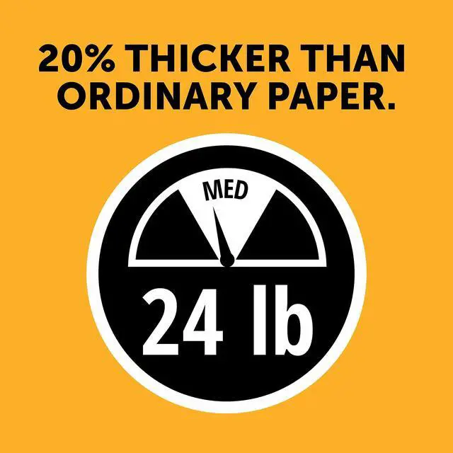 Alt view image 2 of 5 - Paper 22533 Color Paper, 24lb, 11 x 17, Solar Yellow, 500 Sheets (Pack of 2)