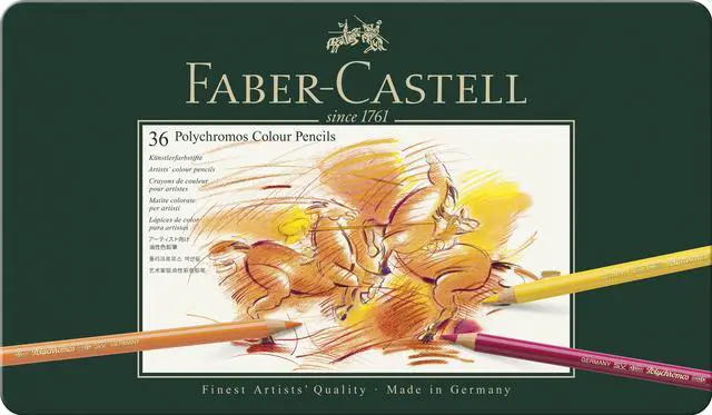 Main image of Polychromos colour pencil, tin of 36 (110036)