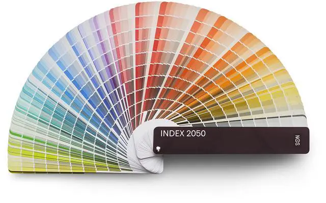 Main image of NCS Index 2050 Multifunctional Color Guide with 2050 NCS Colors - Durable Coated Samples for Interior/Exterior Design - Portable with Protective Cover - 32.5 x 6.5 x 5.5 cm, 0.85 kg