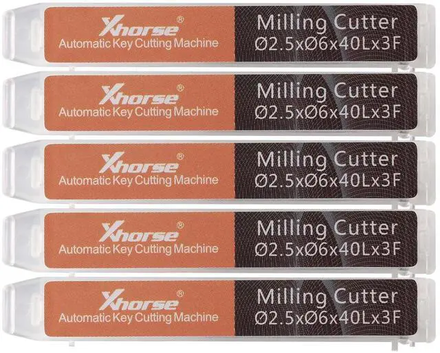Alt view image 6 of 6 - 5 PCS Original 2.5mm Milling Cutter for Condor XC-Mini Plus/Plus II/XC-002 and Dolphin XP005/XP005L/XP007 Key Cutting Machine (2.5mm)