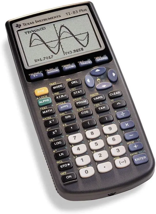 Alt view image 2 of 3 - TI 83 Plus Graphing Calculator with Guerrilla Military Grade Screen Protector Set, Certified Reconditioned (New Model)