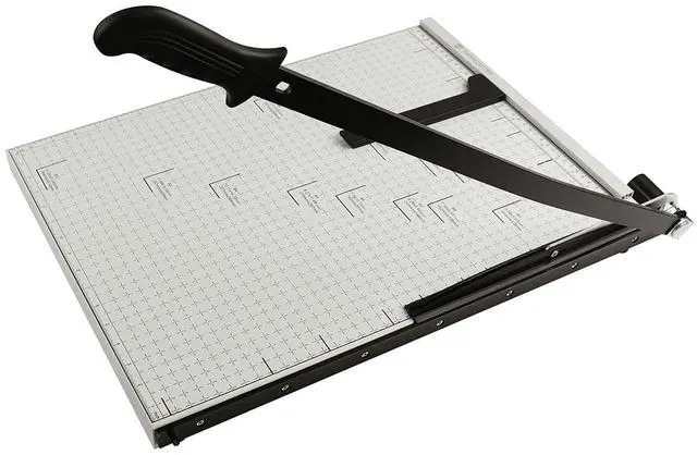 Main image of B3 21" Heavy Duty Paper Trimmer, Safety Lock, Metal Base, 10-Sheet | Guillotine-style precision cut, Effortless Operation, safety lock guard, solid metal base, clean 10-sheet capacity