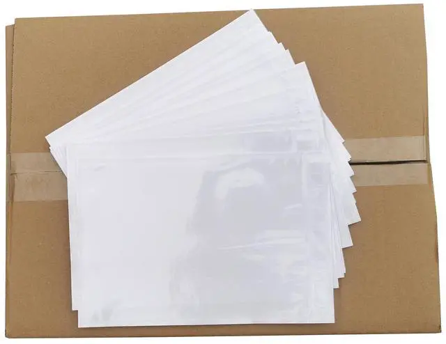 Main image of 1000 PCS 6"x 9" Clear Self-Adhesive Packing List Envelopes Plastic Shipping/Mailing Pouch Enclosed Bags for Packing Slips Invoice Label
