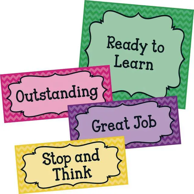 Alt view image 2 of 5 - EZ-Tuck Clip-N-Track Behavior Pocket Chart | Ages 4+, PreK+, Includes Clothespins to Track Student Actions Daily, Classroom Behavior Management Essential