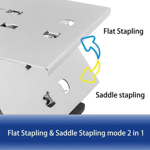 Alt view image 4 of 6 - Heavy Duty Stapler with 3000 23/6 Staples, Flat Stapling & Saddle Stapling Mode 2 in 1, Large Capacity Office Stapler for Paper Binding, Offices, Print Shops