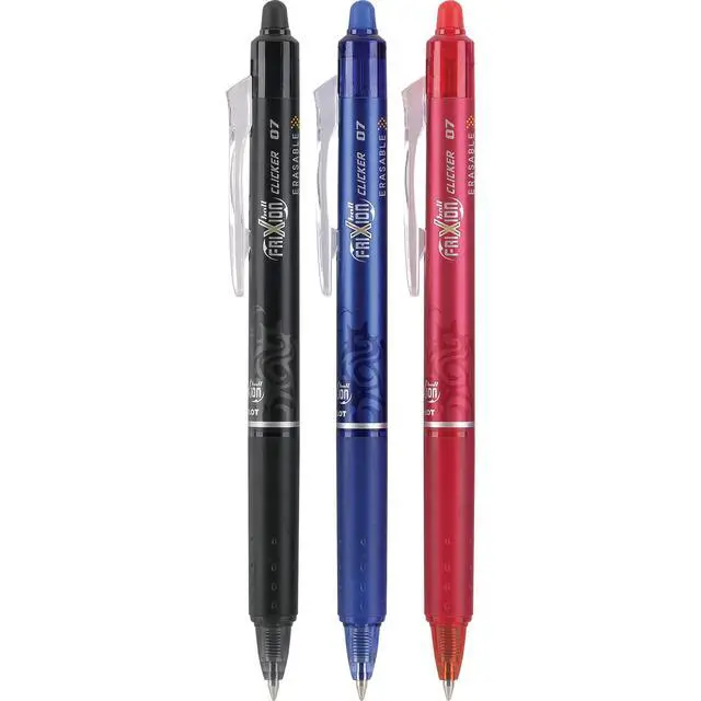 Alt view image 2 of 6 - FriXion Clicker Erasable Gel Pens, Fine Point (0.7mm), Business Colors Ink, 36-Pack - Refillable, Smooth Writing Pens for School, Journaling, and Office Use
