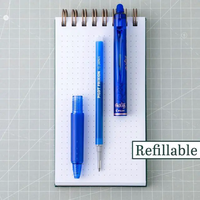 Alt view image 3 of 6 - FriXion Clicker Erasable Gel Pens, Fine Point (0.7mm), Business Colors Ink, 36-Pack - Refillable, Smooth Writing Pens for School, Journaling, and Office Use