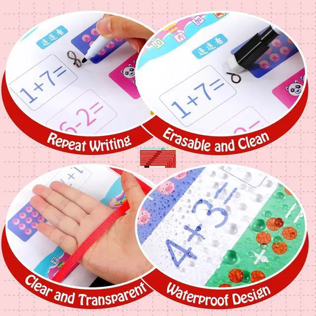 Alt view image 4 of 6 - 150 Pcs Dry Erase Pockets Bulk Reusable Job Ticket Holders Clear Plastic Sleeve Protector Work Order Sleeve Shop Ticket Holder for Teacher Week Gift Office Supply(10 x 14'',Vivid)