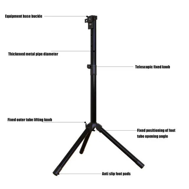 Alt view image 3 of 6 - 3d hologram fan,Hologram Fan Stand Height 39.4 to 69 Inch for Holofan Led Holographic Fan