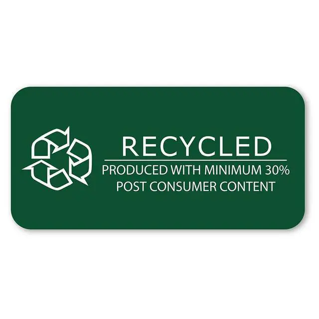 Alt view image 6 of 6 - Recycled Index Cards 3" x 5", 100 Per Pack, Smooth 100 lb White Recycled Index Paper, Ruled on Front, Blank on Back (Case of 36 Packs)