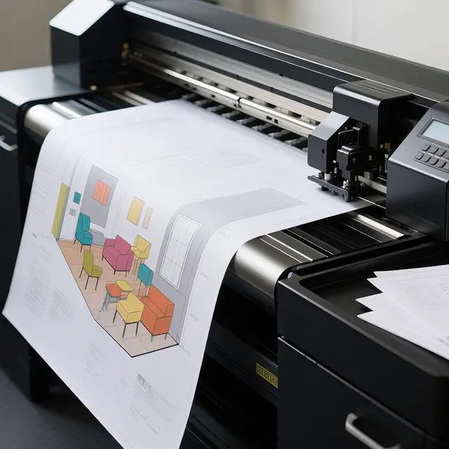 Alt view image 5 of 6 - Wide Format Paper, 24 in x 150 ft Plotter Paper, 4 Rolls CAD Bond Rolls with 2 in Core, 20 LB Bond Papers Rolls, Idea for CAD Drawings, Engineering Plans, GIS Maps & Architectural Designs