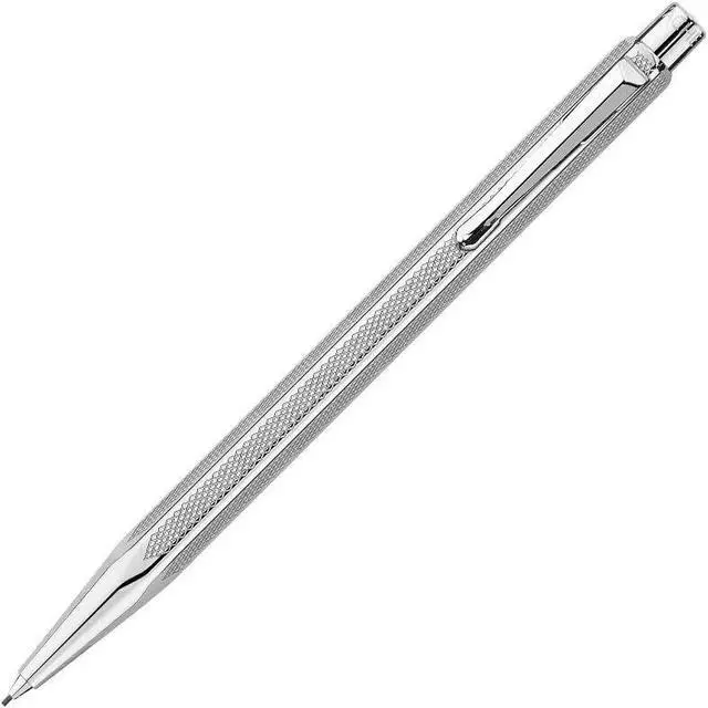 Alt view image 5 of 5 - Caran D' Ache Retro Ecridor Silver Plated/Rhodium Coat 0.7mm Pencil (0004.486)