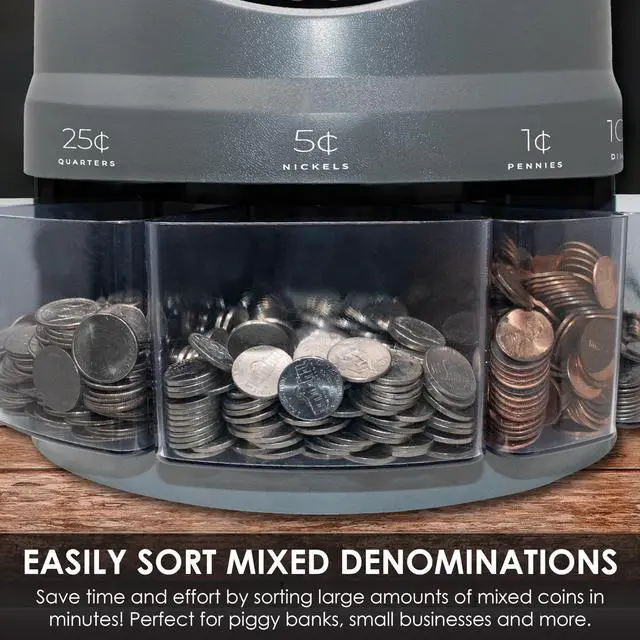 Alt view image 3 of 6 - S900 Coin Sorter, Counter and Wrapper | 48 Preformed Wrappers Included