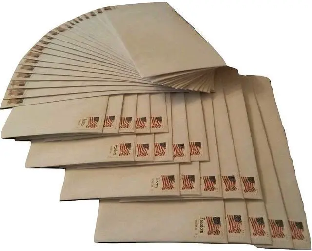 Main image of 60 Forever Stamped Envelopes #10 Self Seal Security Envelopes (4-1/8 x 9-1/2 inch) (Postage Stamp Design Varies)