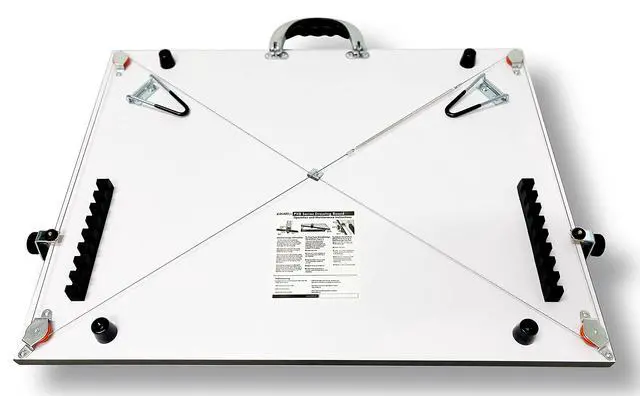 Alt view image 4 of 6 - PK00019 Model PXB42 Portable Drafting Drawing Board 30" x 42"; PXB Series; Adjustable Aluminum Parallel Straightedge; Carry Handle; Architecture Tool for Students and Professionals