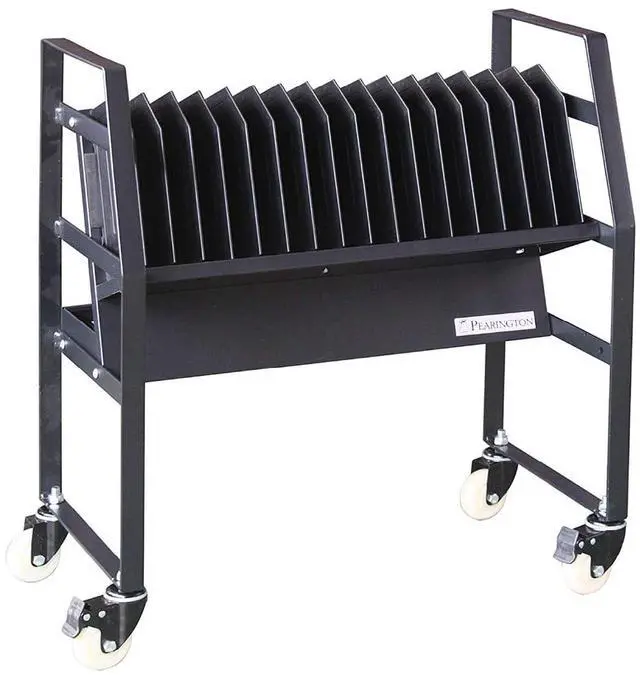 Main image of PEAR-91361,16 Device Mobile Open Charging Cart for iPads,Chromebooks & Laptop Computers,Compatible with Any Screen Size,Easy Access Slots,Removable Dividers,Small Footprint,Surge Protection