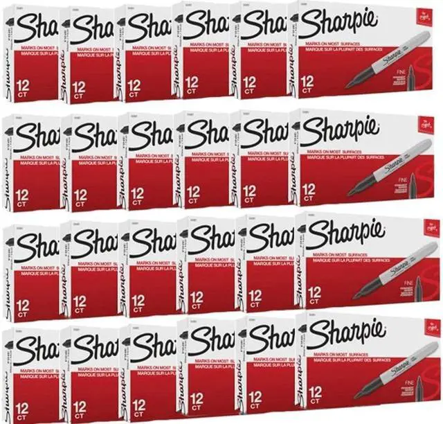 Main image of Permanent Fine Point Marker, 288 Markers, SAN30001