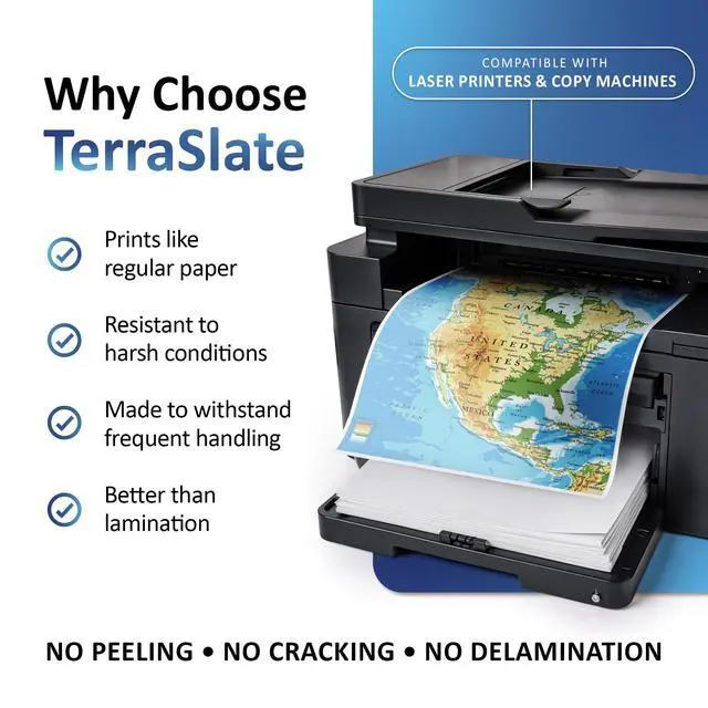 Alt view image 4 of 6 - Waterproof Paper, Rip-Proof Paper, 50 Sheets, 5 Mil (24lb Bond), 11 x 17, Laser Printer and Copy Machine Compatible