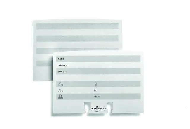 Alt view image 4 of 6 - Telindex Rotary Address Card Holder - Includes 500 Double-Sided Card Pockets - Includes A-Z Index - Made from Black Plastic