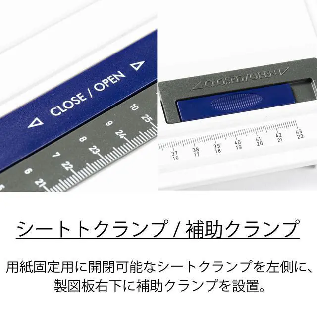 Alt view image 3 of 6 - Mars 661 A3 Drawing Board, DIN A3, High Quality, Made in Germany, White, Impact- and Shatter-Resistant Plastic, Parallel Drawing Rail, Double Groove Guide