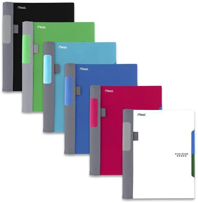 Main image of Advance Spiral Notebooks, 2 Subject, College Ruled Paper, 100 Sheets, 9-1/2" x 6", Assorted Colors, 6 Pack (38642)