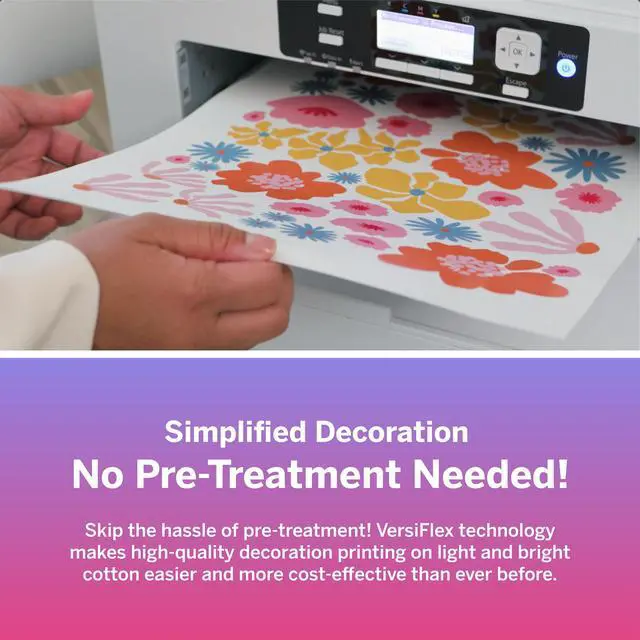 Alt view image 2 of 6 - VersiFlex Light Heat Transfer Decoration Paper - For Uncoated Products - Fabric - Wood - Clean, Sharp Transfers - Self-weeding - Home Decor, Gifts, T Shirts, Hats - 100 Sheets - 8.5x11 Inches